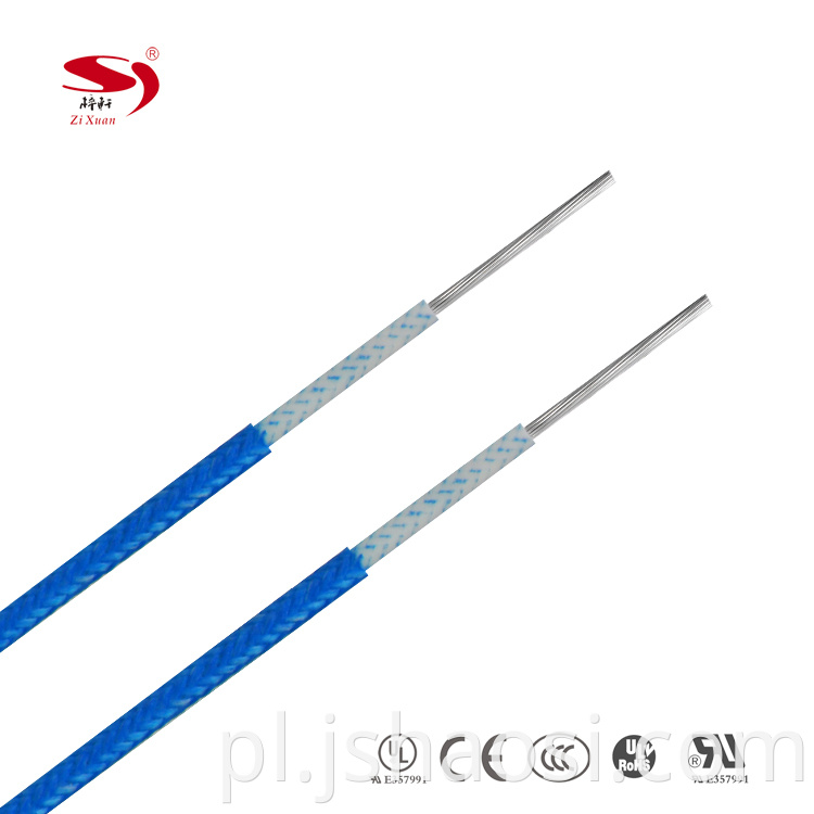 Silicone rubber insulated cable YG 1.0mm² BLUE04